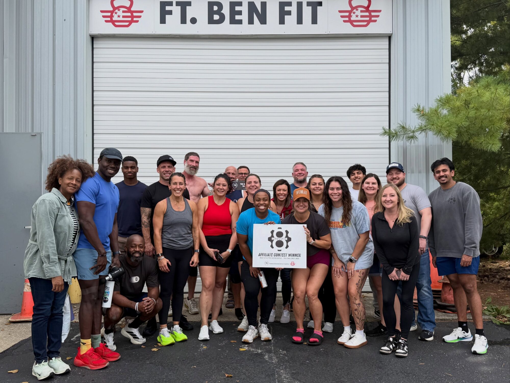 CrossFit Notch 8 athletes celebrating podium finishes at competition